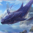 浅蓝色尾巴鲲