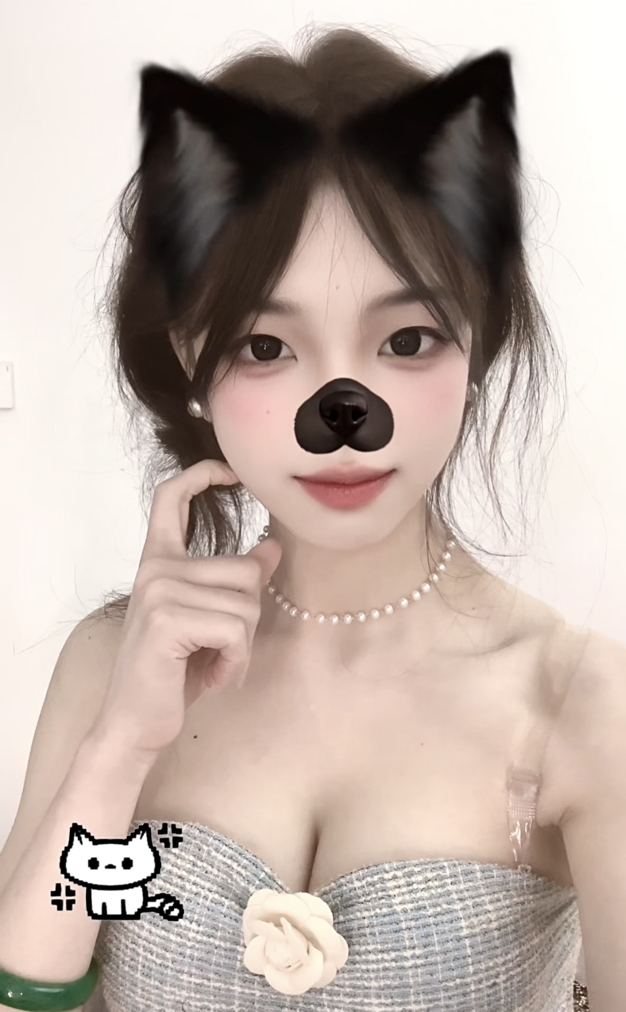 新人湘湘主播图片