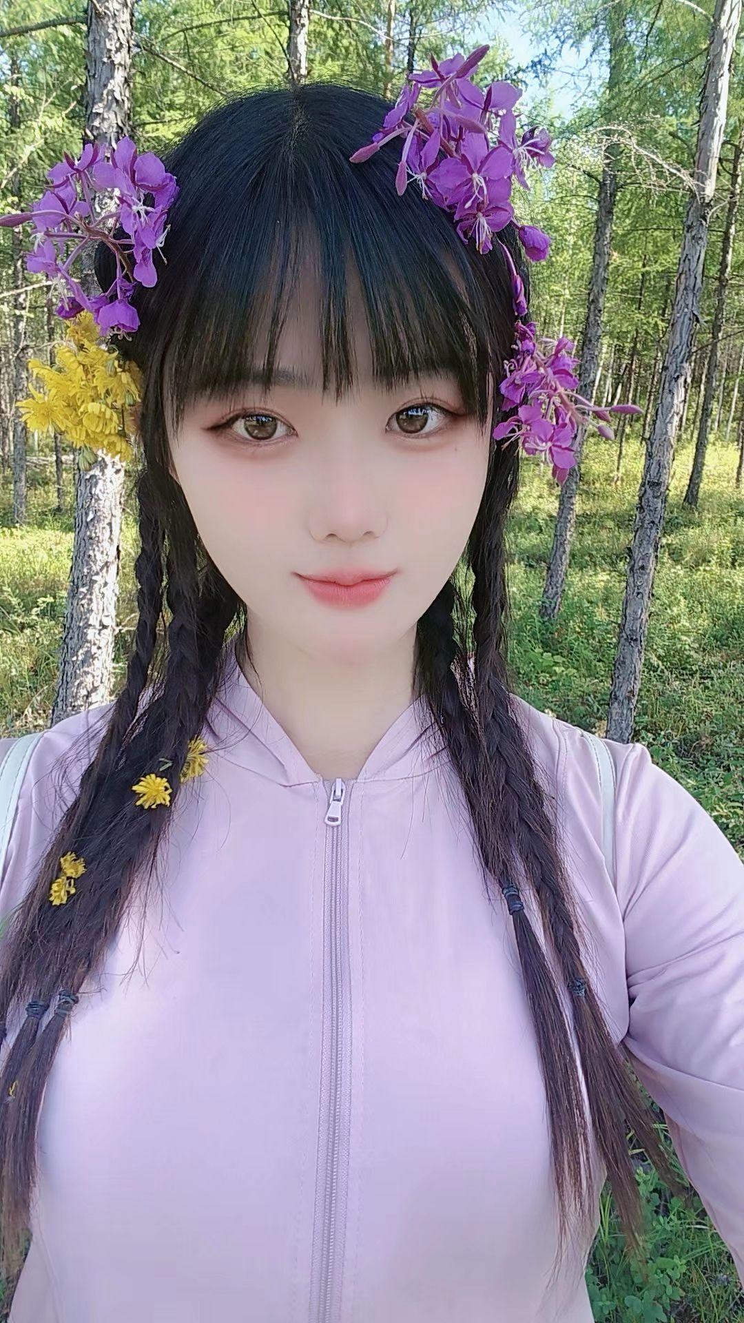 妞妞骑行中国的图片