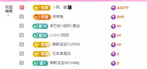 依芝の求百元榜主播图片