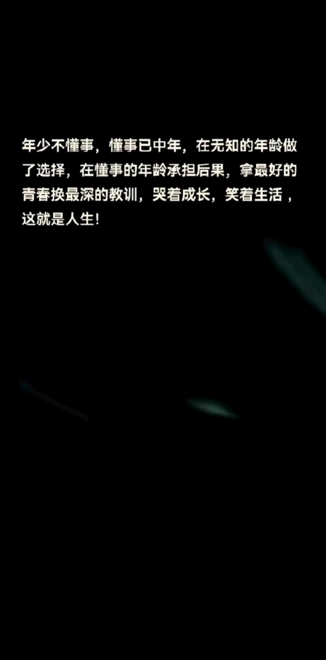 收获的是年龄，失去的
