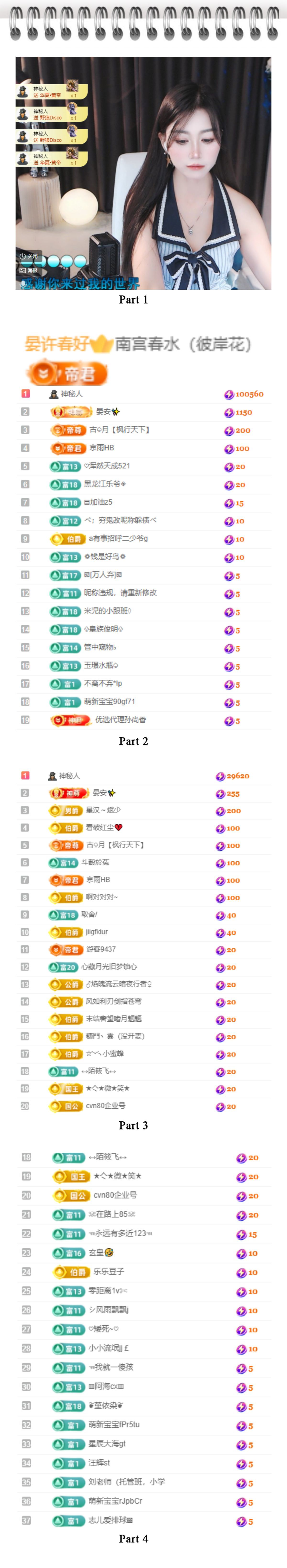 晏晏～的主播照片
