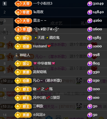 冰贺粉丝哥中华哥晋升主播图片