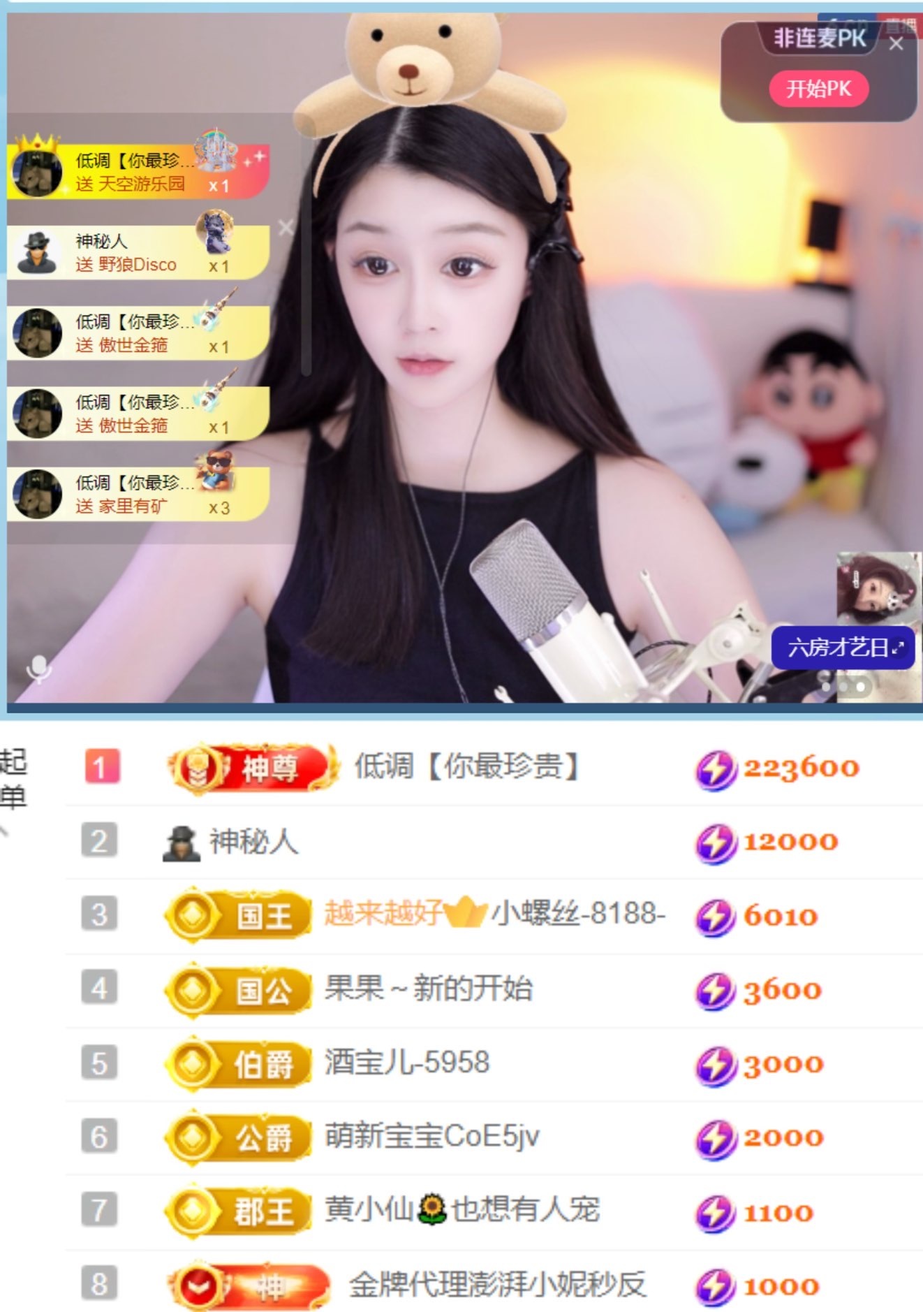 开朗！主播图片