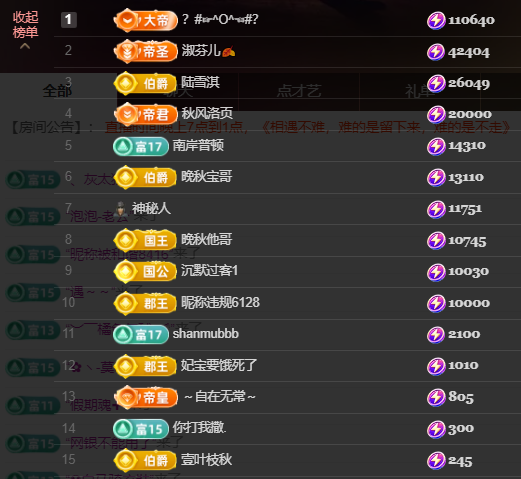 晚秋《沉默版》主播图片
