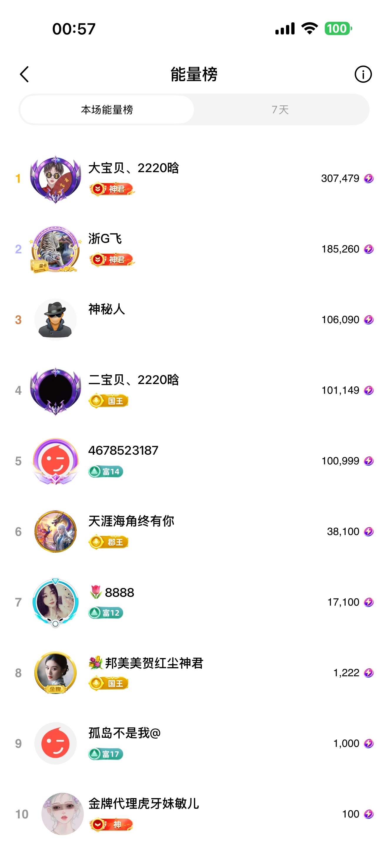 🎙诺晗（2220）主播图片