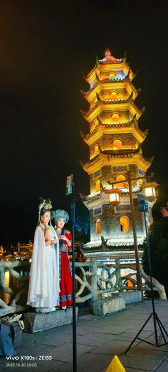 妞妞骑行南宁的图片