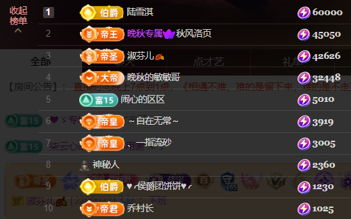 晚秋《加油版》的主播照片