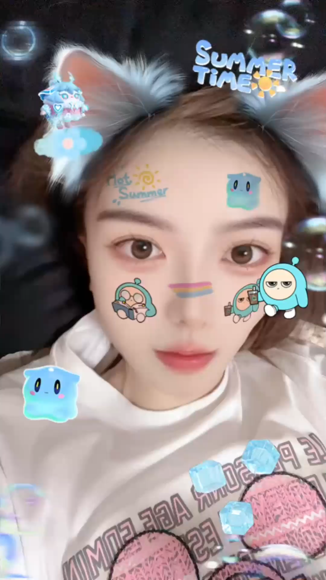 星星在天上 而你在心