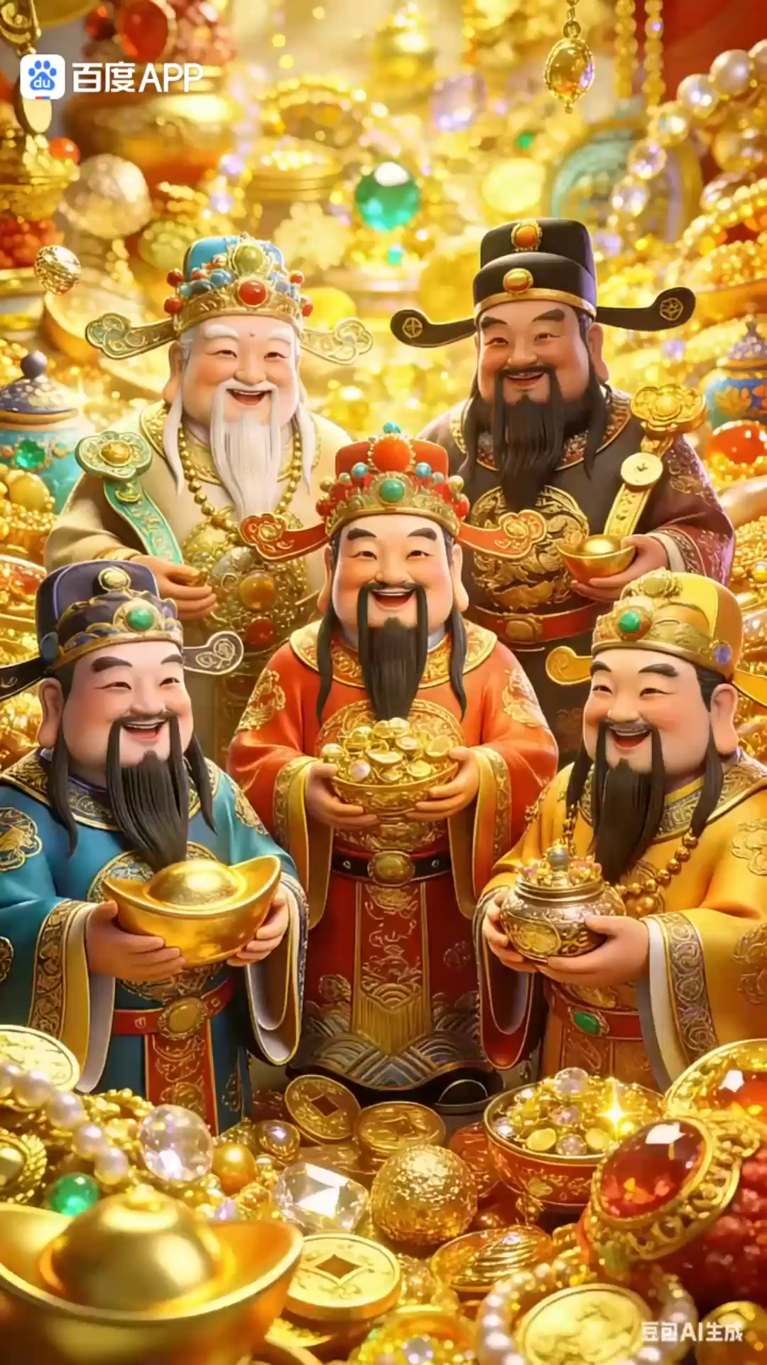 财神爷来啦！愿他为你