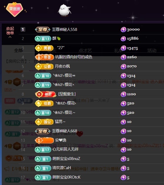 王果果🍄求升级主播图片