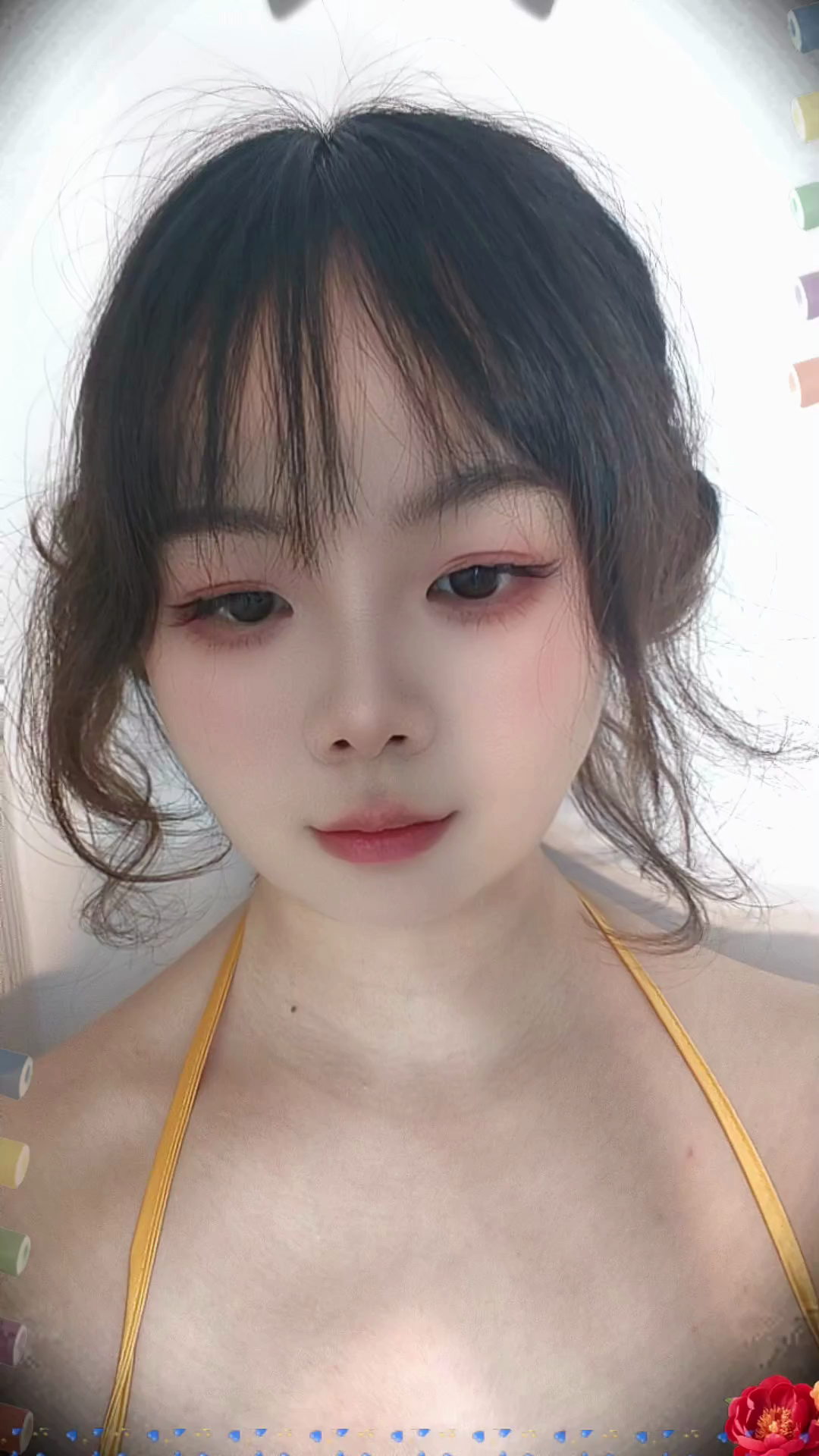 我不善主动，但若你朝
