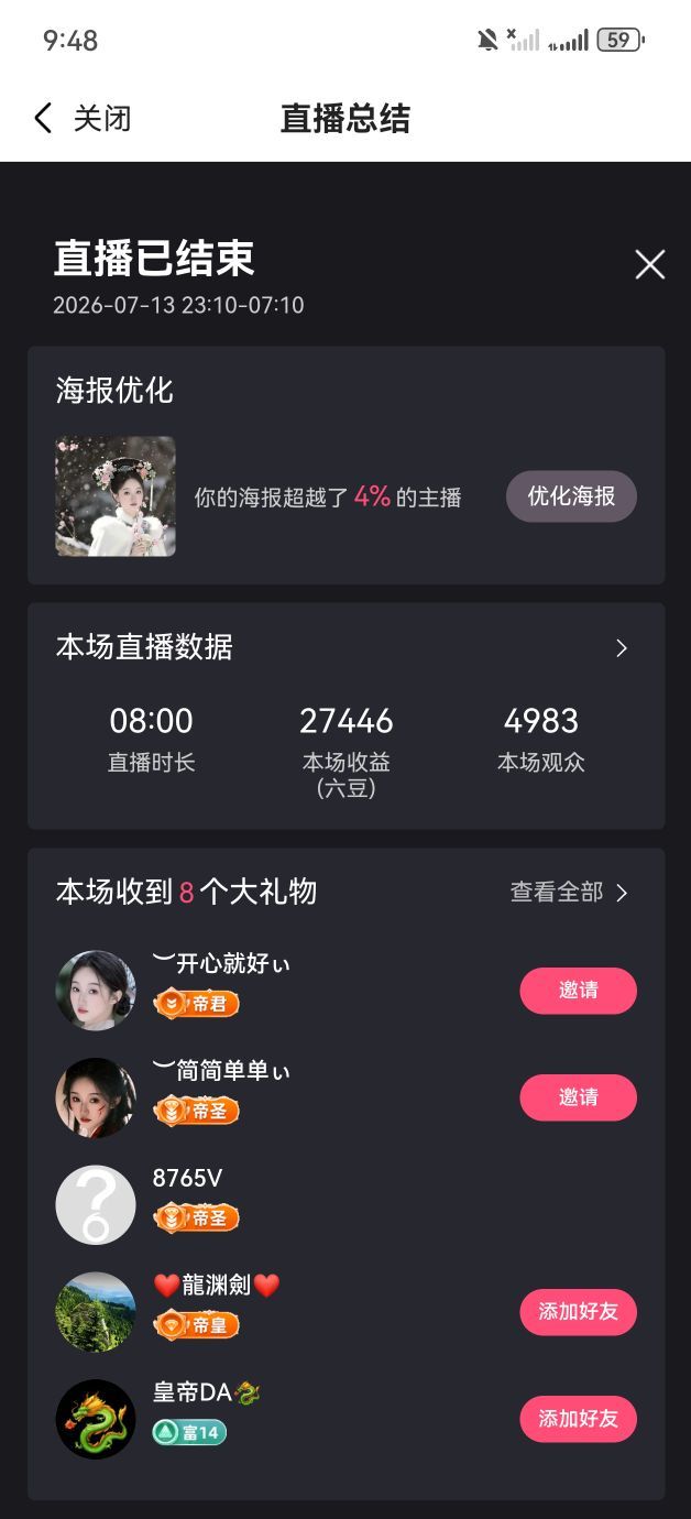 ︶薀昕努力升红冠❤ぃ的主播照片