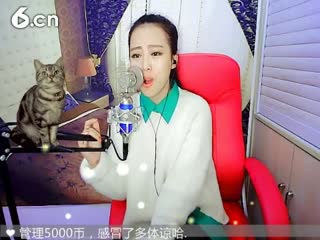 六间房美女主播九儿，唱开门大吉