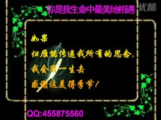 配乐朗诵：《你是我生命中最美的相遇》 标清