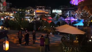 冷空气挡不住的热情，在阳朔西街
