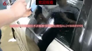 汽车贴膜 精细讲解 实教步骤讲解视频