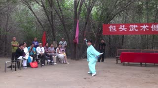 22双匕首　高福英 包头武术健身qq群 第二届群友会