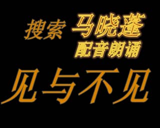 马晓蓬朗诵：见与不见mp3