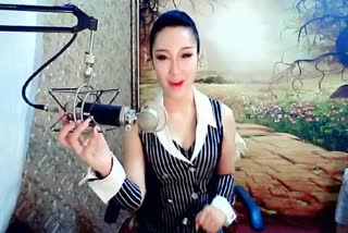 妹子喊麦《断情笔》~太震撼~