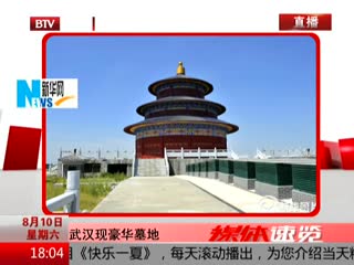 武汉农村豪华墓地 堪比北京天坛