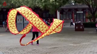 喧闹的陶然亭公园的早晨