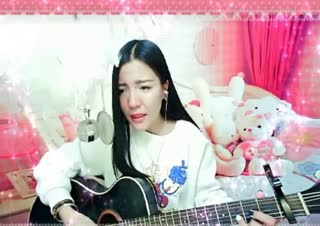 邻家小妹吉他弹唱《都是夜归人》