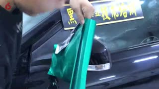 改色膜教程 倒车镜贴改色膜精细贴法教学视频 黑克膜业出品
