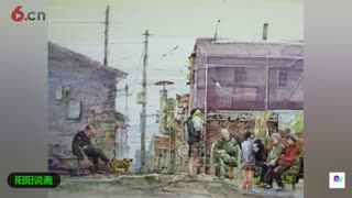 老城冬韵，宋润波水彩作品欣赏
