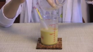制作懒蛋蛋芒果杏仁布丁~~