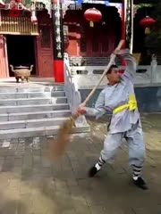 少林扫把功