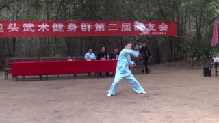23梅花九节鞭 八爪鱼 包头武术健身qq群 第二届群友会