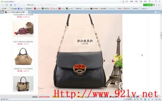 GUCCI女包 古奇女包 真皮女包 336781黑色欢兴皮具