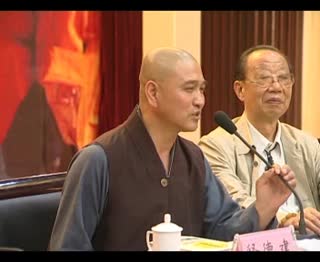 15释德建禅师演练少林传统功夫纪念少林禅武医一代宗师行性禅师座谈会
