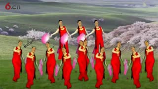 经典视觉音画《桃花红杏花白》视频制作：舞者清心