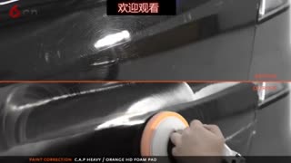 汽车美容抛光 专业手法抛光 视频