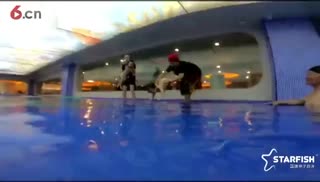 在完美驾驭水的背后，是宝宝们付出的坚持和努力