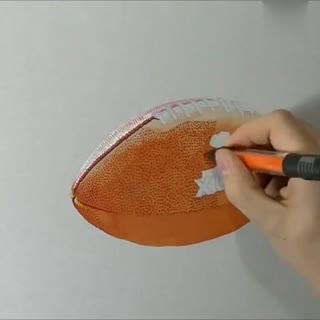 _牛人3D手绘超级碗比赛用球