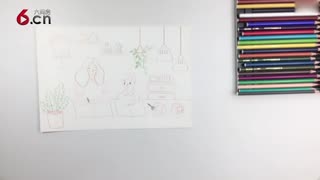 超级温馨的一幅铅笔画 18.01.06