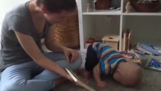 呆萌宝宝爱听故事 听到故事结束