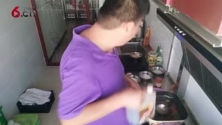 家常美味辣炒干贝 17.09.13