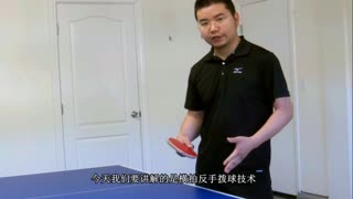 《全民学乒乓横拍篇》第4集：反手技术分析及基本站位_乒乓球教学视频