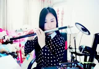 才艺主播乐器演奏《美丽的神话》~赞~