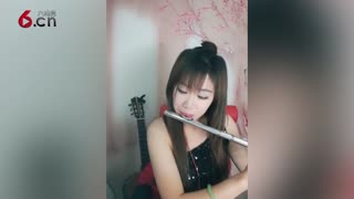 妹子拿手的笛子和琵琶来啦 18.8.27