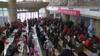 渝水区思想道德文化建设--百米书画长卷