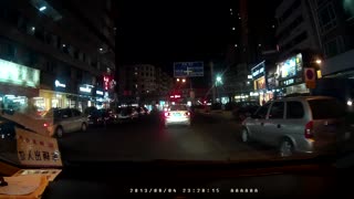 行车记录仪夜视实拍 凌度行车记录仪超强夜视功能视频